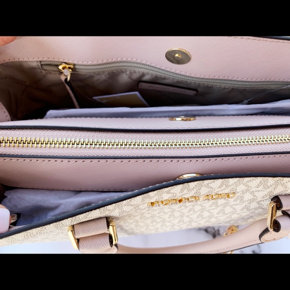 Michael Kors Large Savannah satchel vanilla Pink - Picture 8 of 8